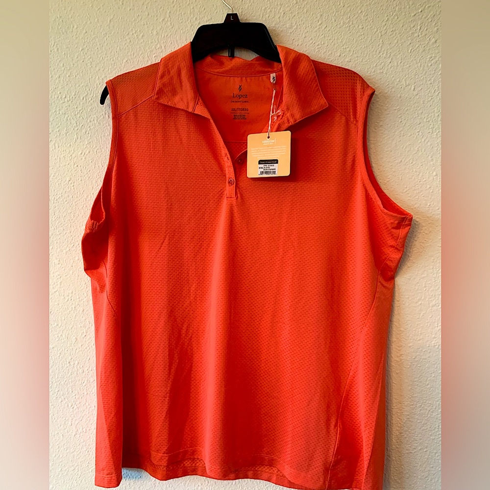 Nancy Lopez Women’s golf sleeveless top.